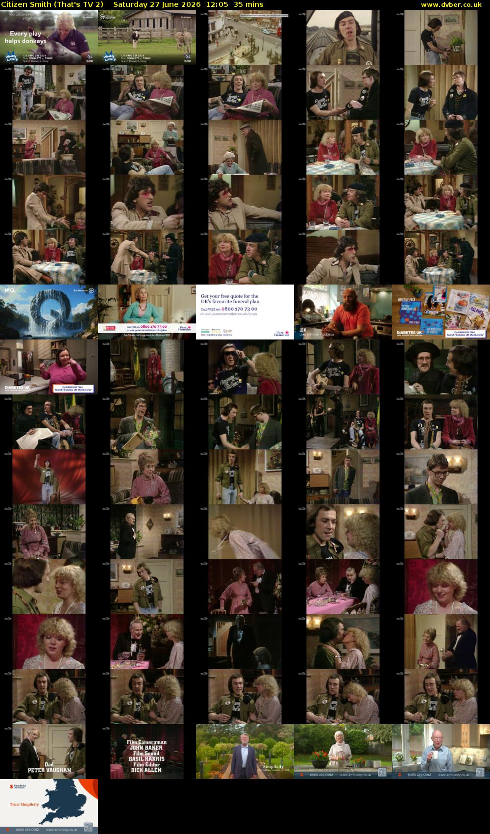 Citizen Smith (That's TV 2) Saturday 27 June 2026 12:05 - 12:40