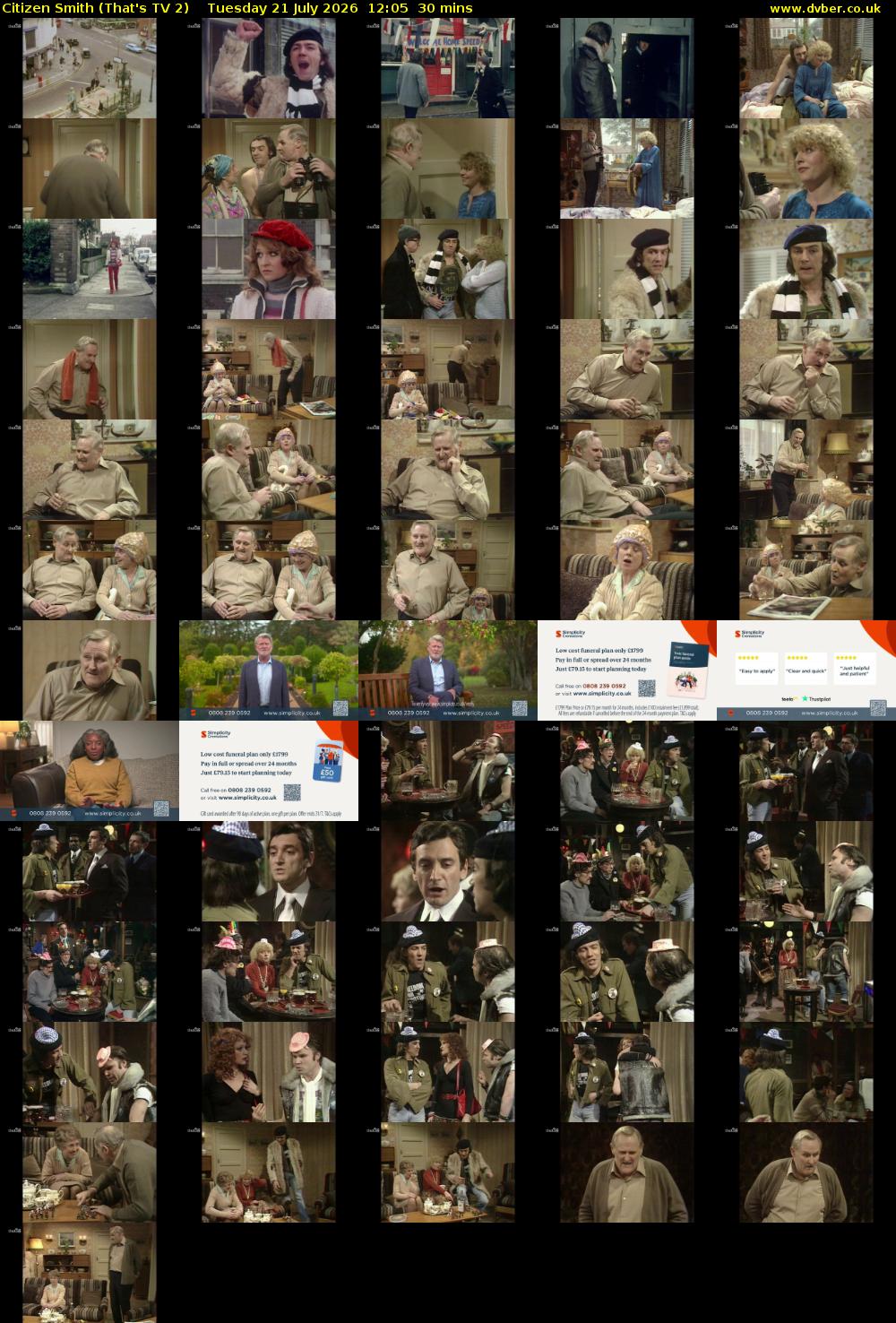 Citizen Smith (That's TV 2) Tuesday 21 July 2026 12:05 - 12:35