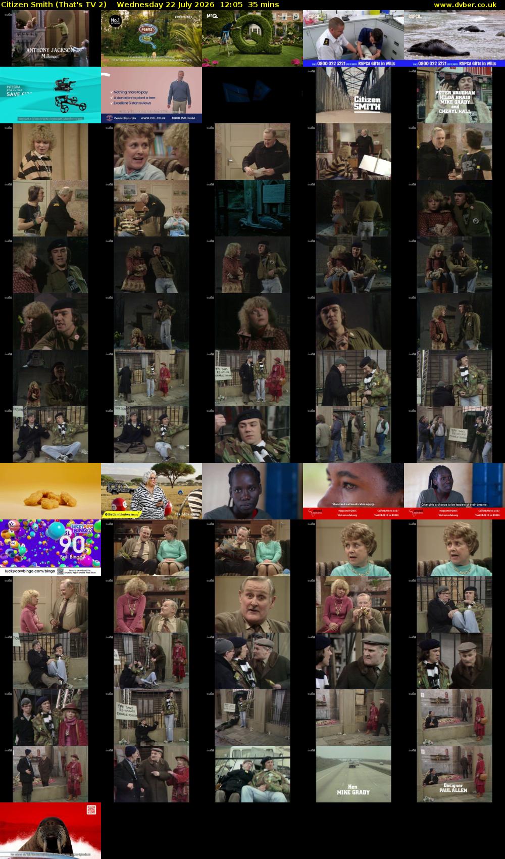 Citizen Smith (That's TV 2) Wednesday 22 July 2026 12:05 - 12:40