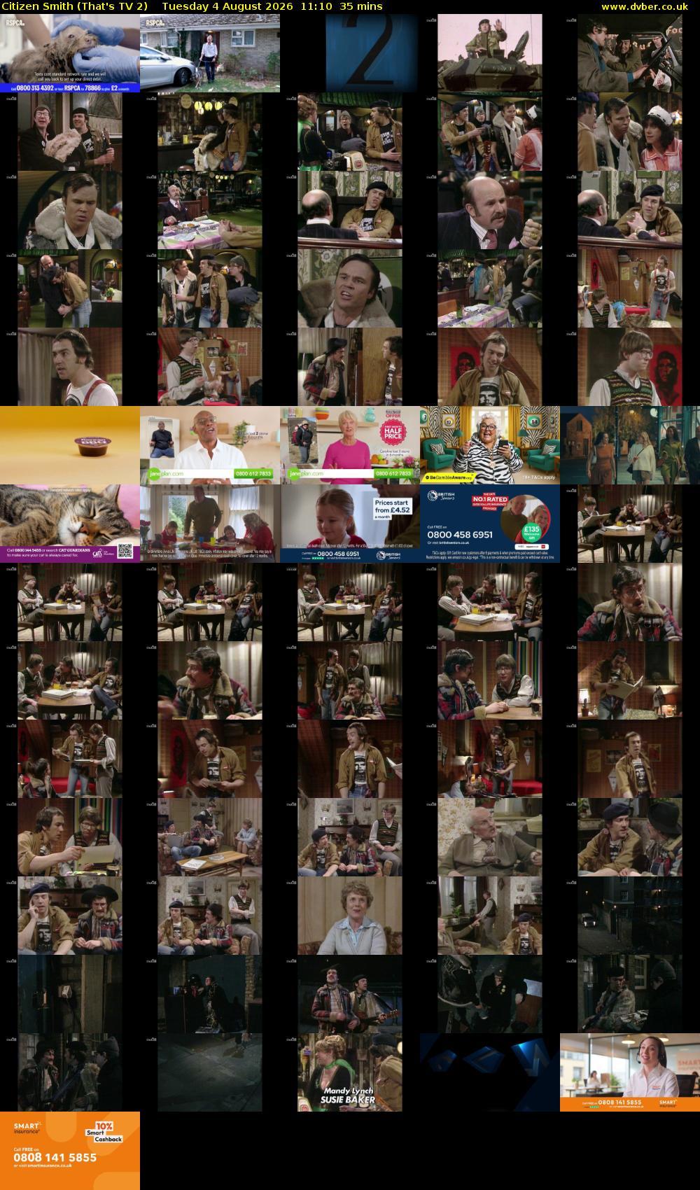 Citizen Smith (That's TV 2) Tuesday 4 August 2026 11:10 - 11:45