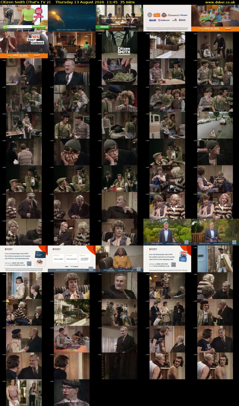 Citizen Smith (That's TV 2) Thursday 13 August 2026 11:45 - 12:20