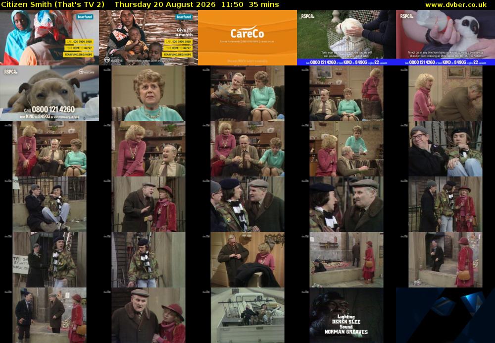 Citizen Smith (That's TV 2) Thursday 20 August 2026 11:50 - 12:25
