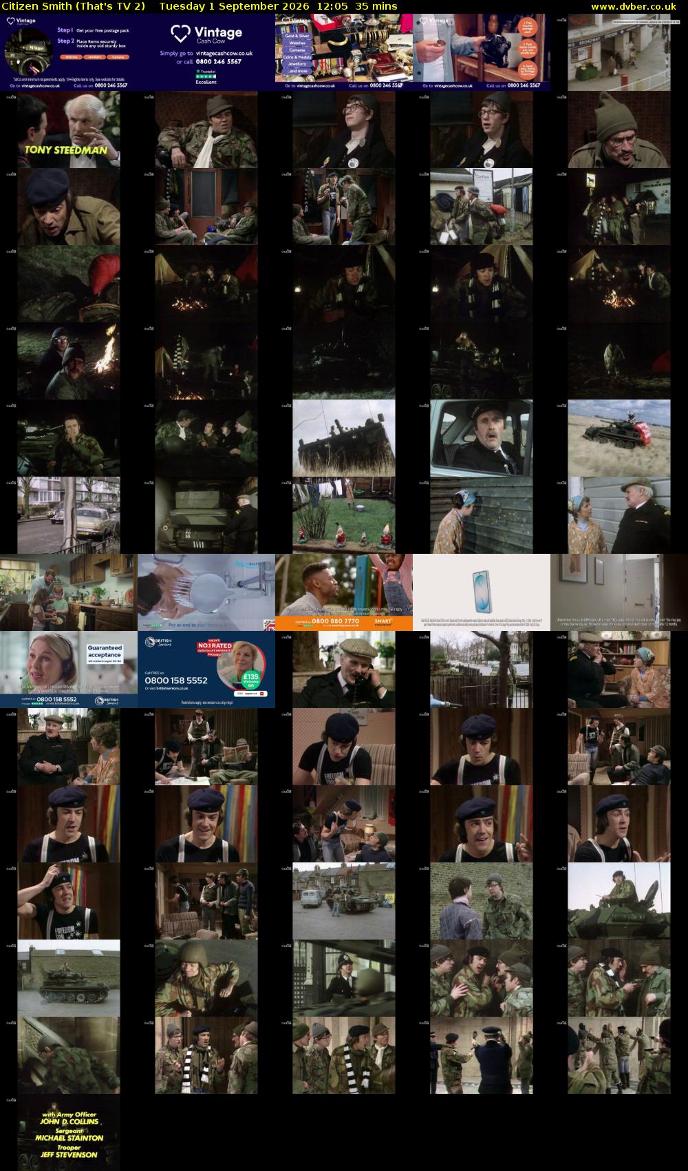 Citizen Smith (That's TV 2) Tuesday 1 September 2026 12:05 - 12:40