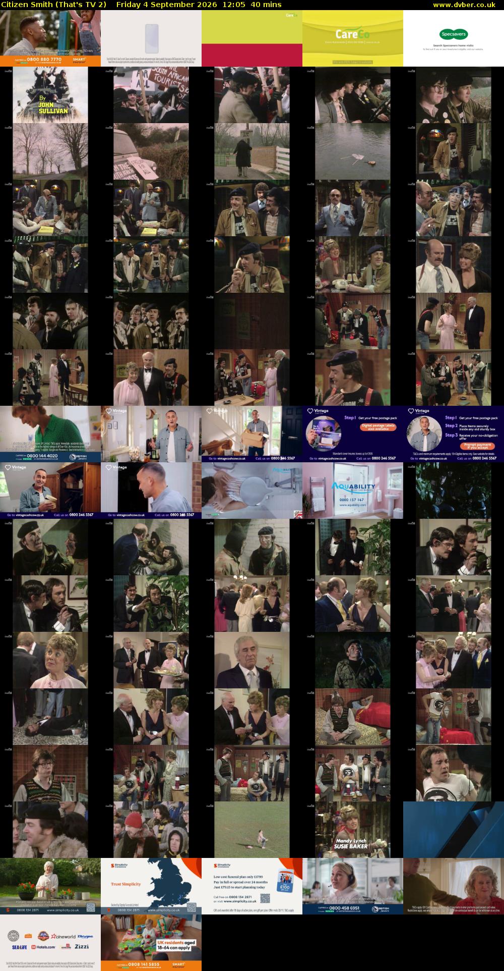 Citizen Smith (That's TV 2) Friday 4 September 2026 12:05 - 12:45