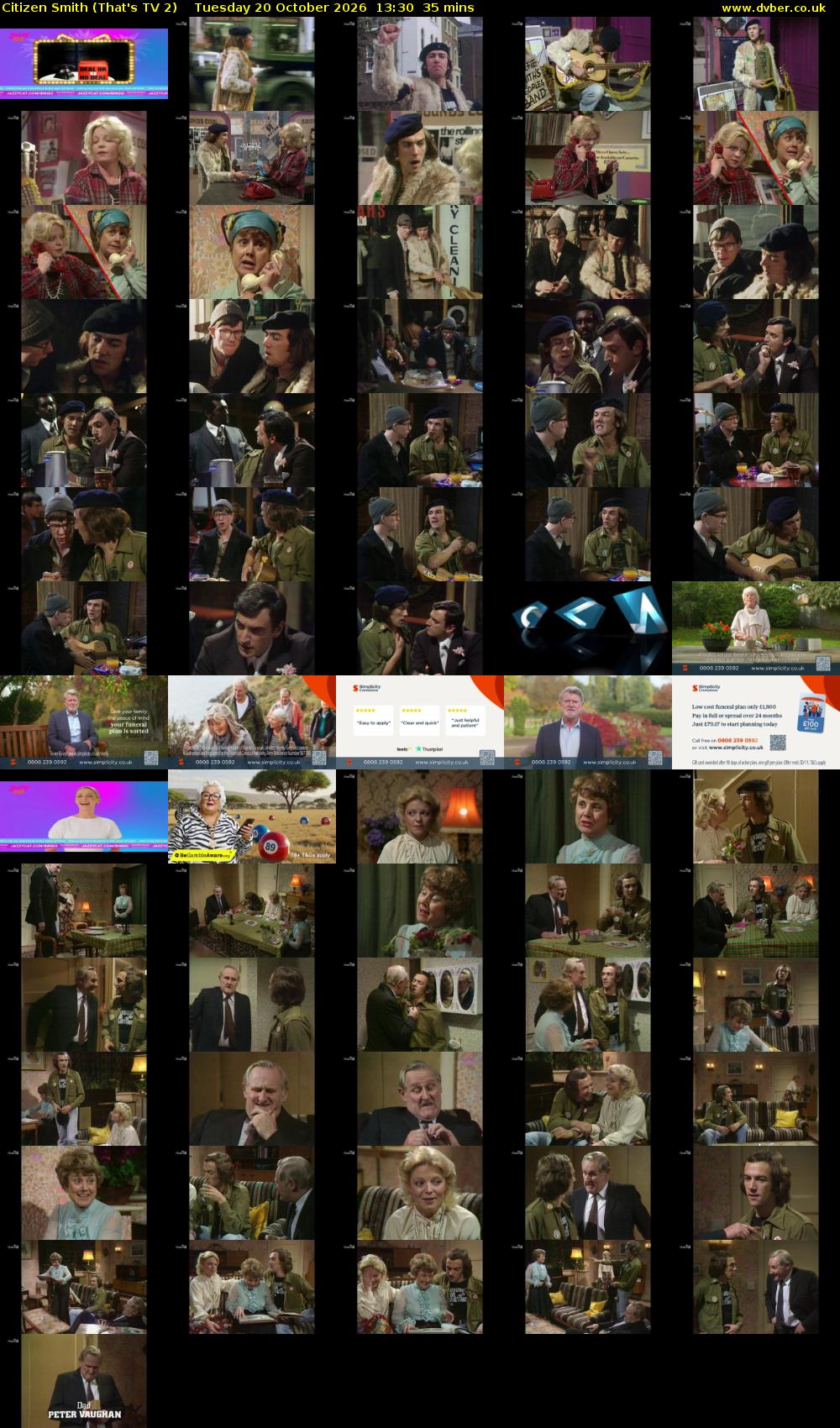 Citizen Smith (That's TV 2) Tuesday 20 October 2026 13:30 - 14:05
