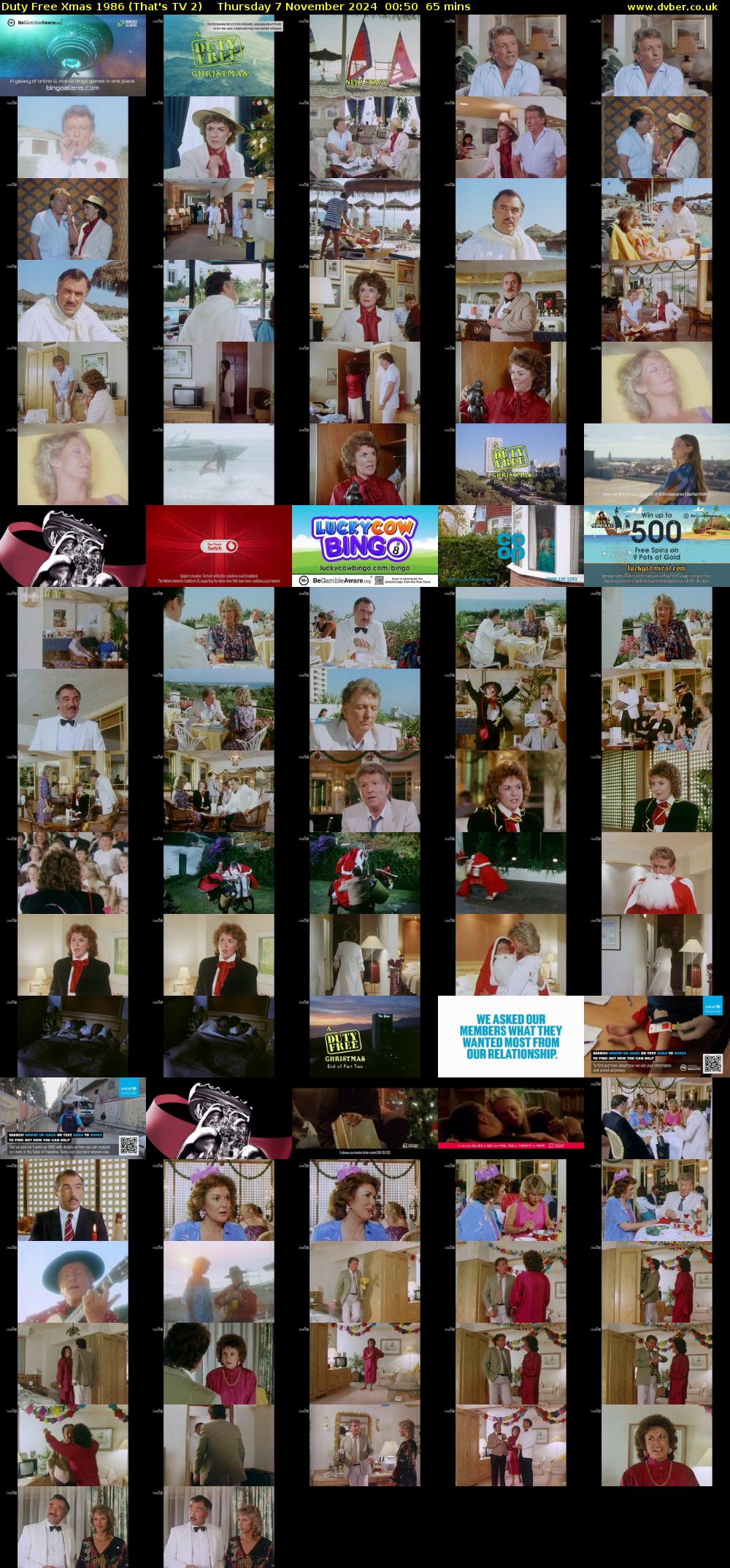 Duty Free Xmas 1986 (That's TV 2) Thursday 7 November 2024 00:50 - 01:55
