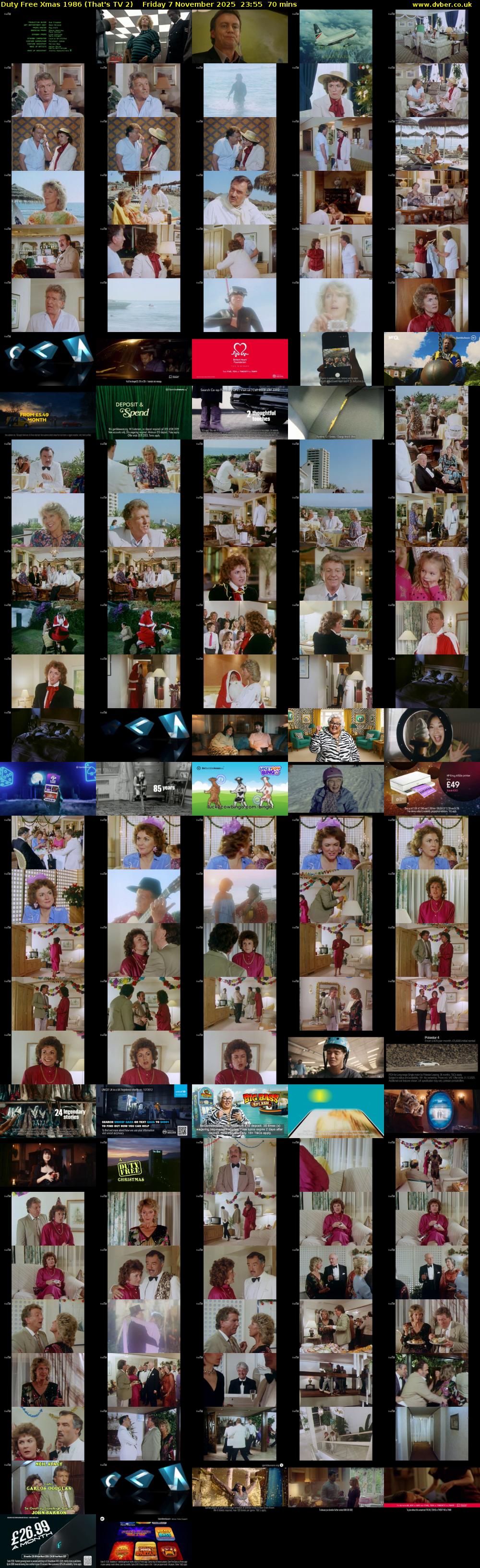 Duty Free Xmas 1986 (That's TV 2) Friday 7 November 2025 23:55 - 01:05