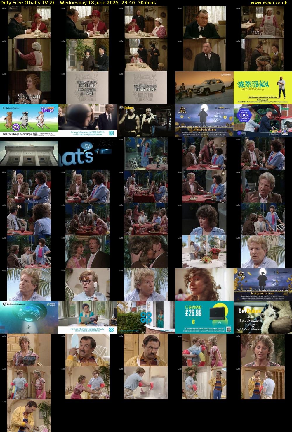 Duty Free (That's TV 2) Wednesday 18 June 2025 23:40 - 00:10