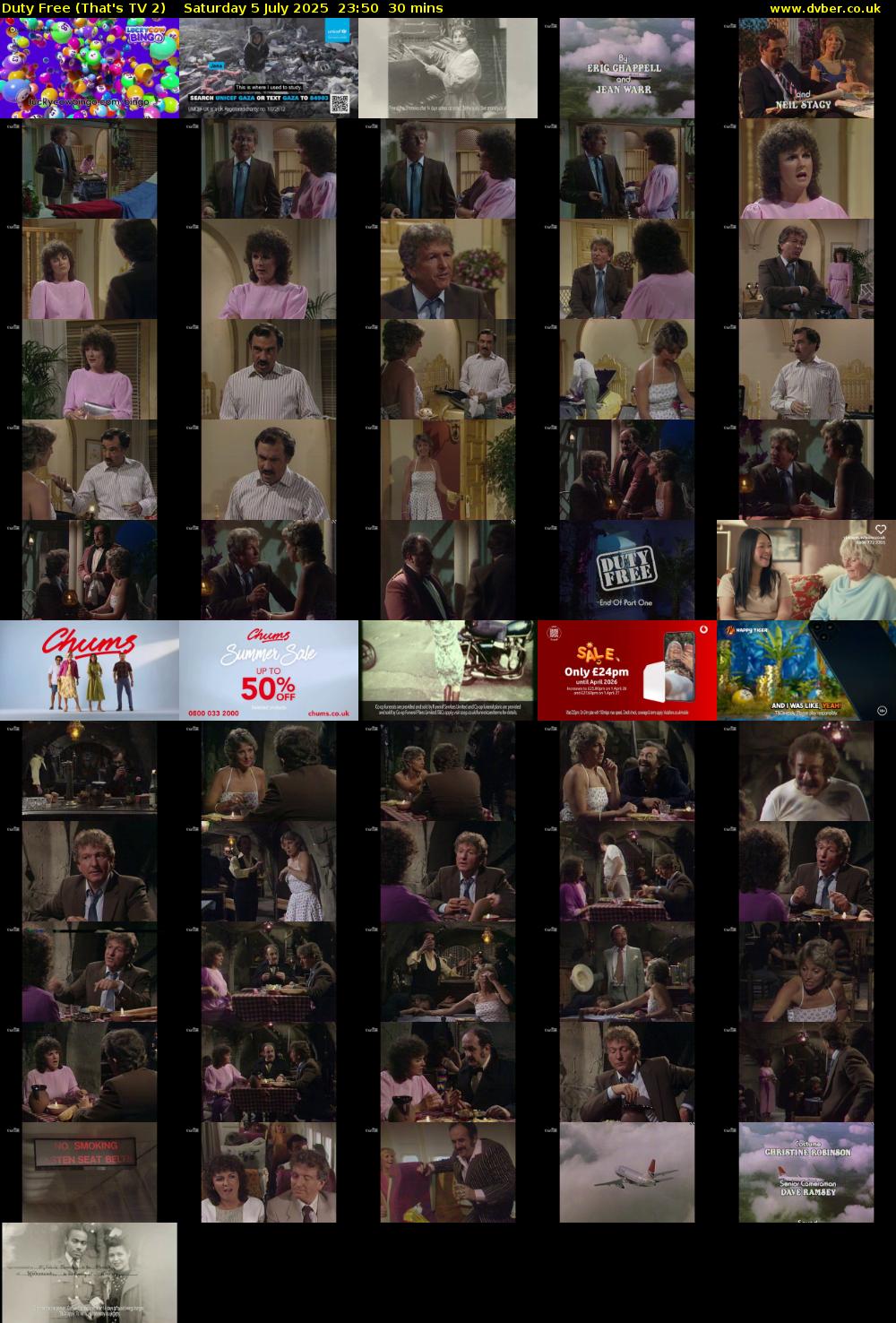 Duty Free (That's TV 2) Saturday 5 July 2025 23:50 - 00:20