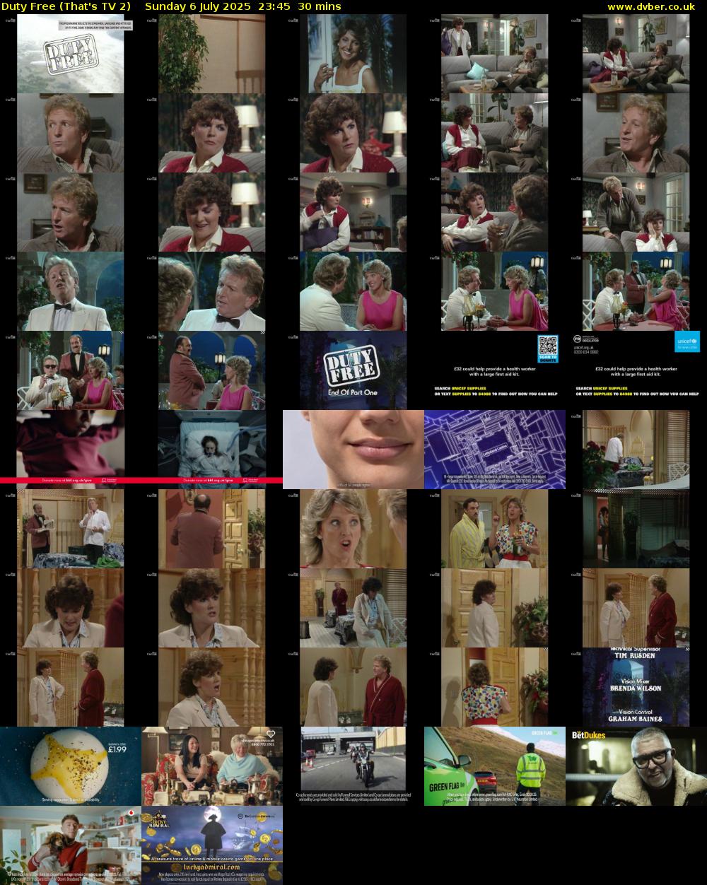Duty Free (That's TV 2) Sunday 6 July 2025 23:45 - 00:15