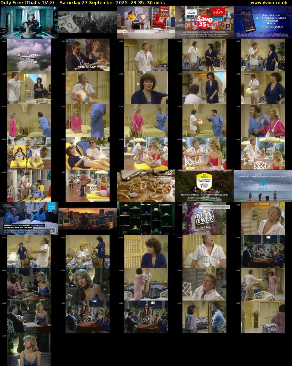 Duty Free (That's TV 2) Saturday 27 September 2025 23:35 - 00:05
