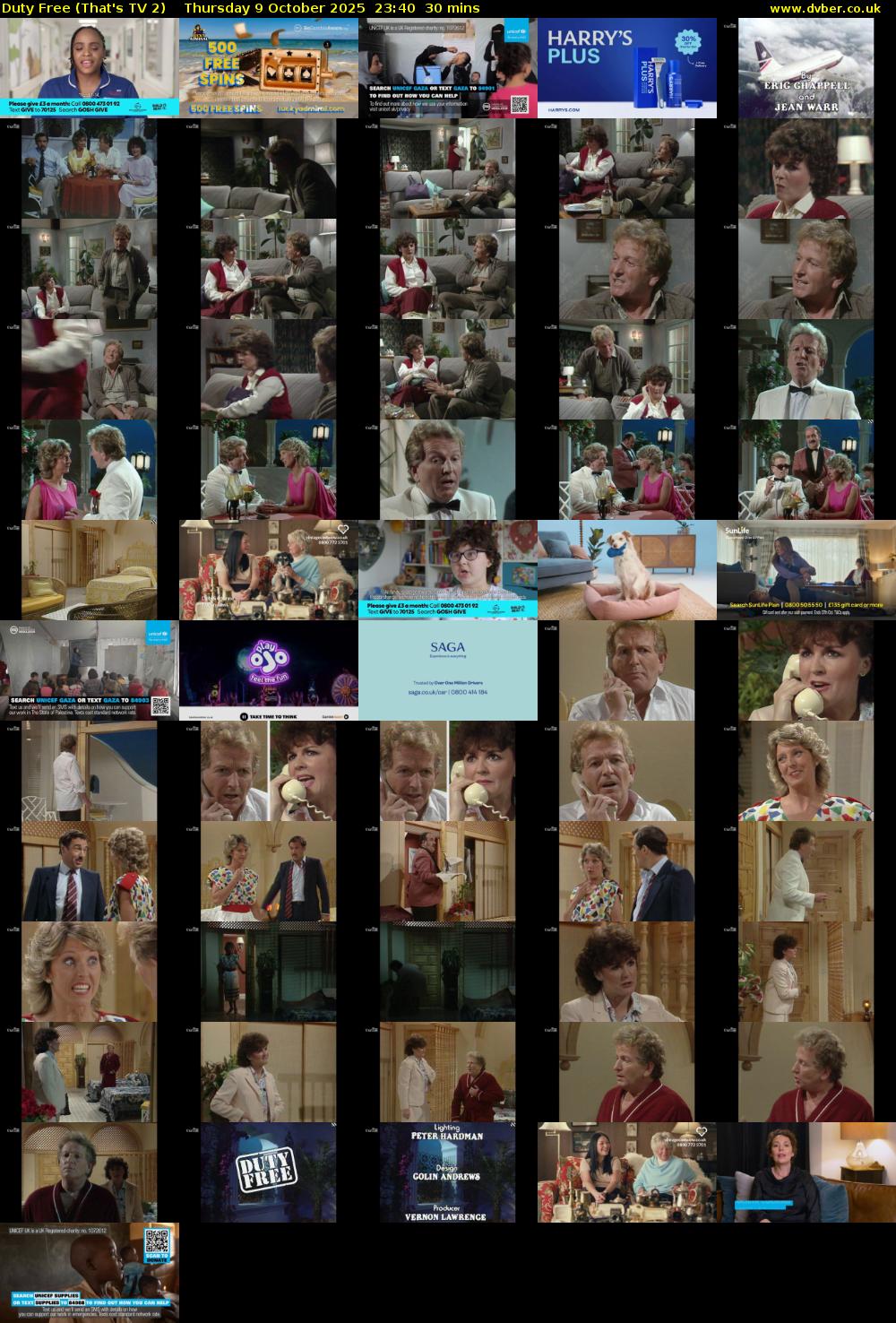 Duty Free (That's TV 2) Thursday 9 October 2025 23:40 - 00:10