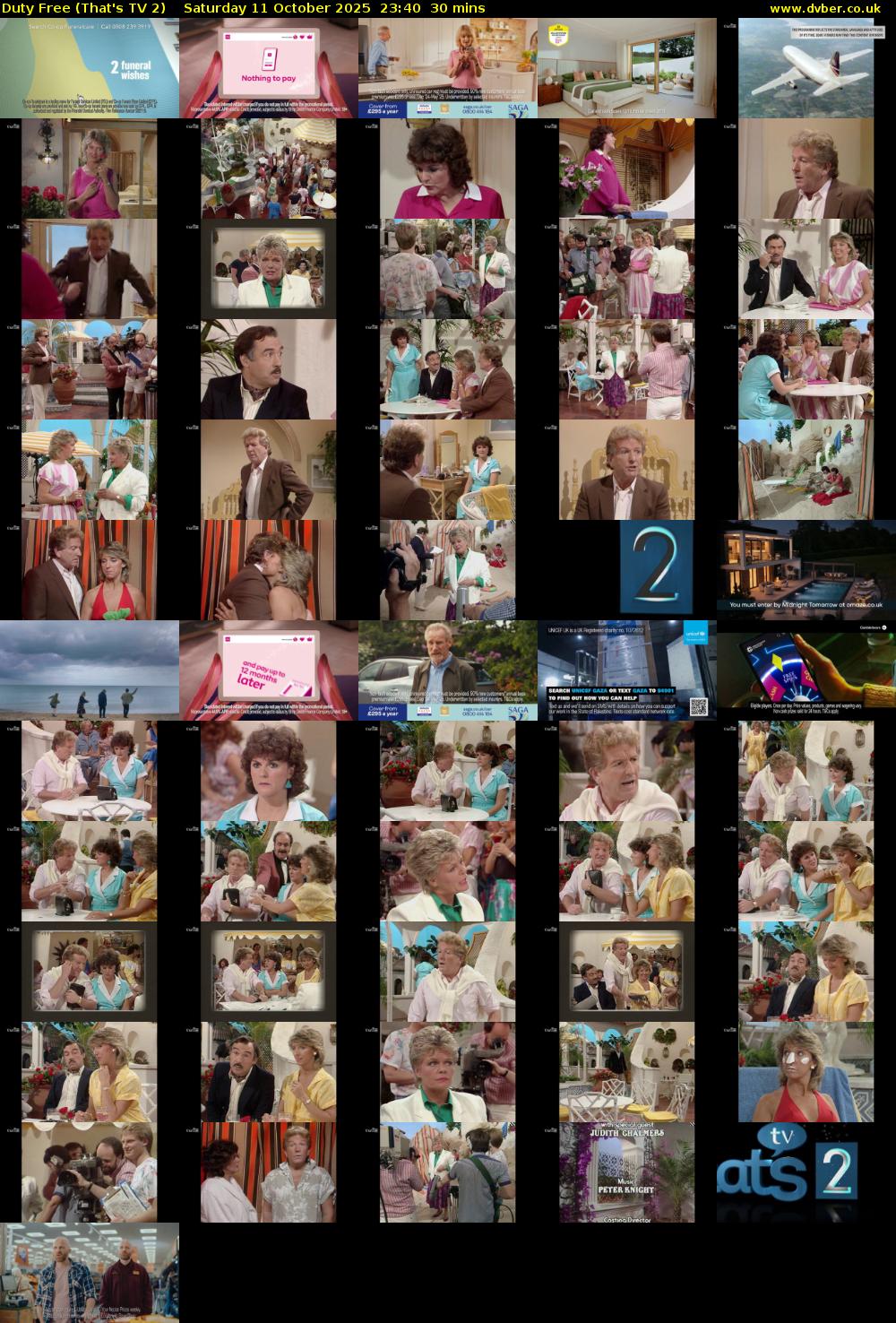 Duty Free (That's TV 2) Saturday 11 October 2025 23:40 - 00:10