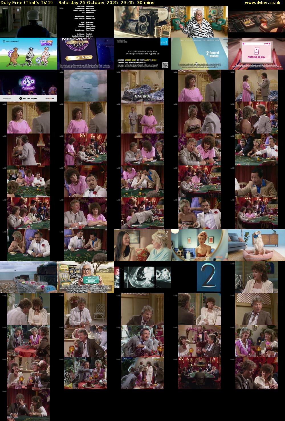 Duty Free (That's TV 2) Saturday 25 October 2025 23:45 - 00:15