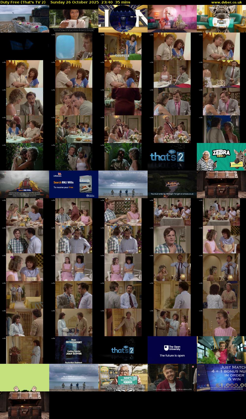 Duty Free (That's TV 2) Sunday 26 October 2025 23:40 - 00:15