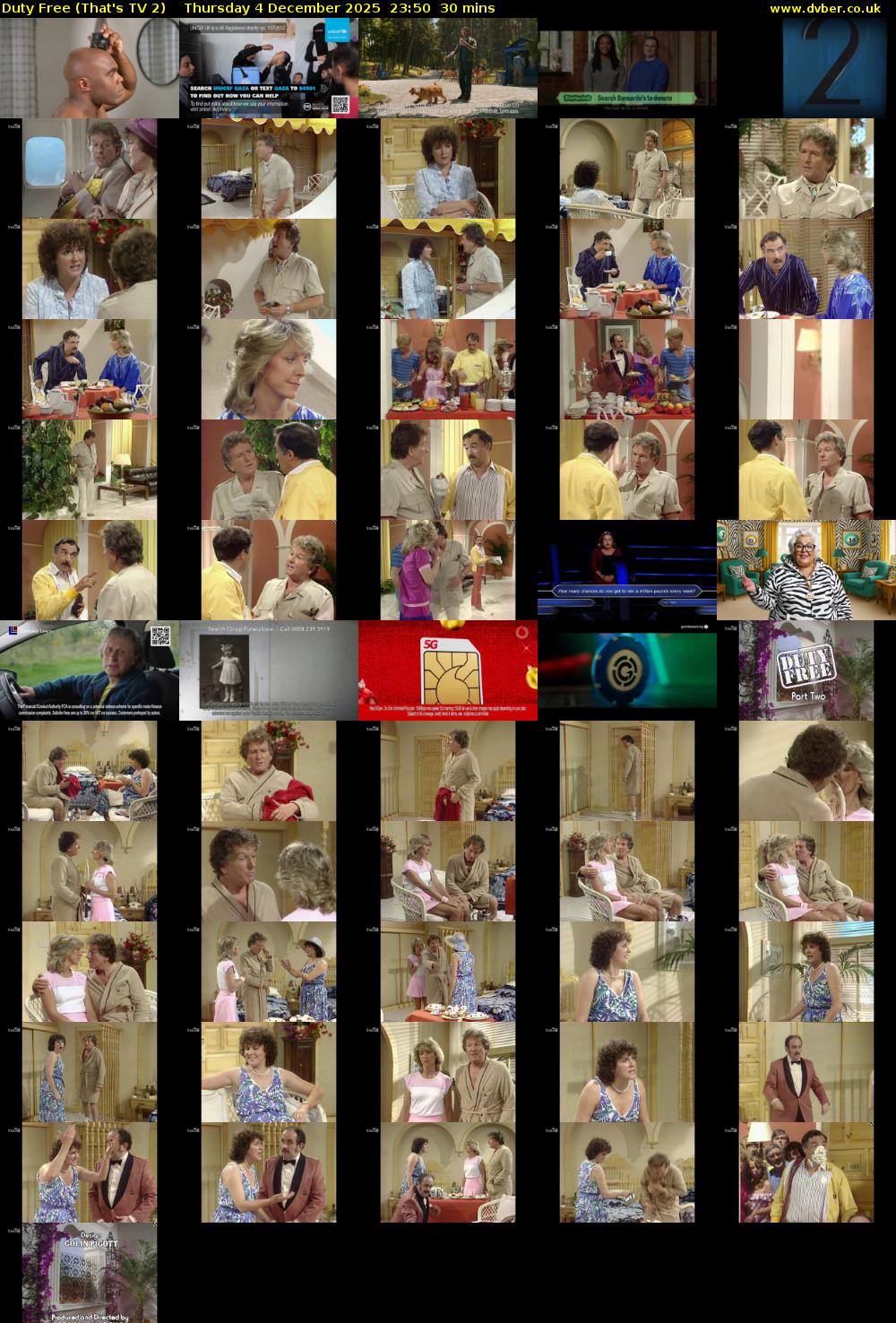 Duty Free (That's TV 2) Thursday 4 December 2025 23:50 - 00:20