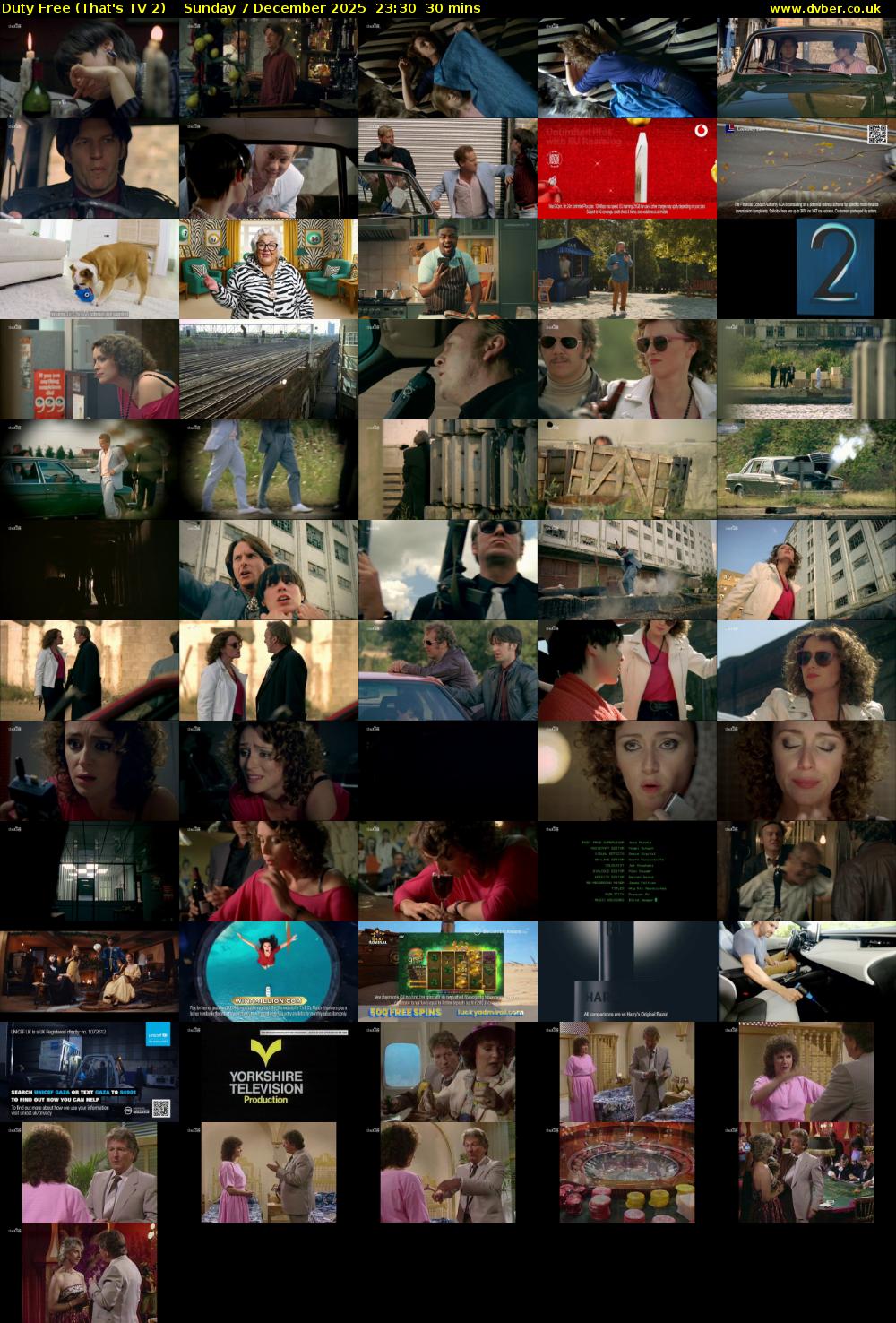 Duty Free (That's TV 2) Sunday 7 December 2025 23:30 - 00:00