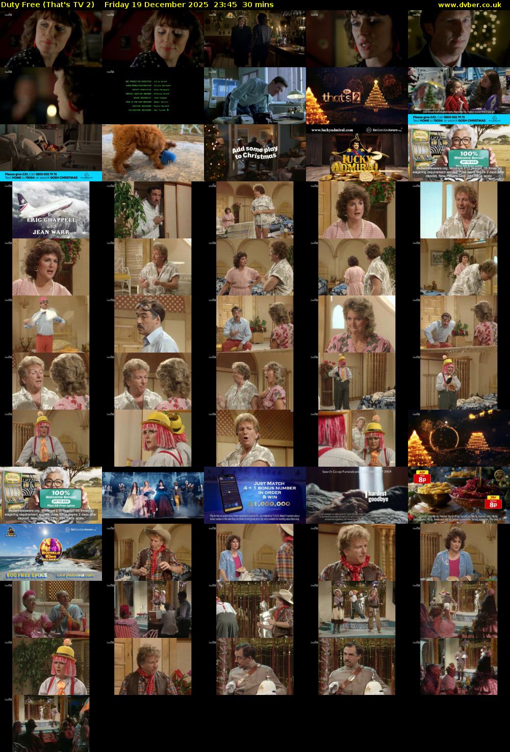 Duty Free (That's TV 2) Friday 19 December 2025 23:45 - 00:15