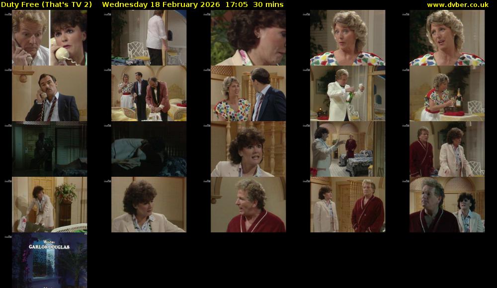 Duty Free (That's TV 2) Wednesday 18 February 2026 17:05 - 17:35