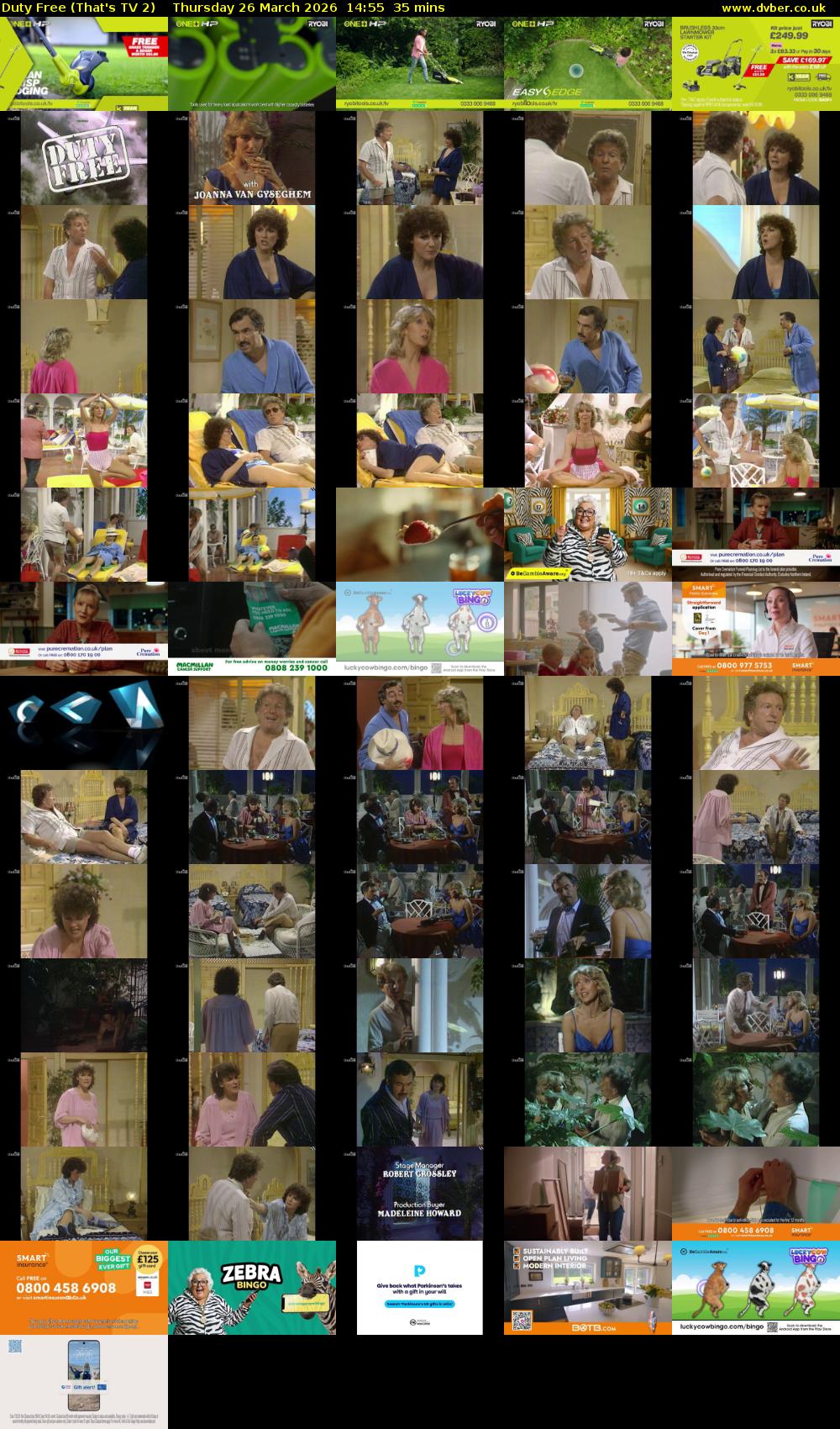 Duty Free (That's TV 2) Thursday 26 March 2026 14:55 - 15:30