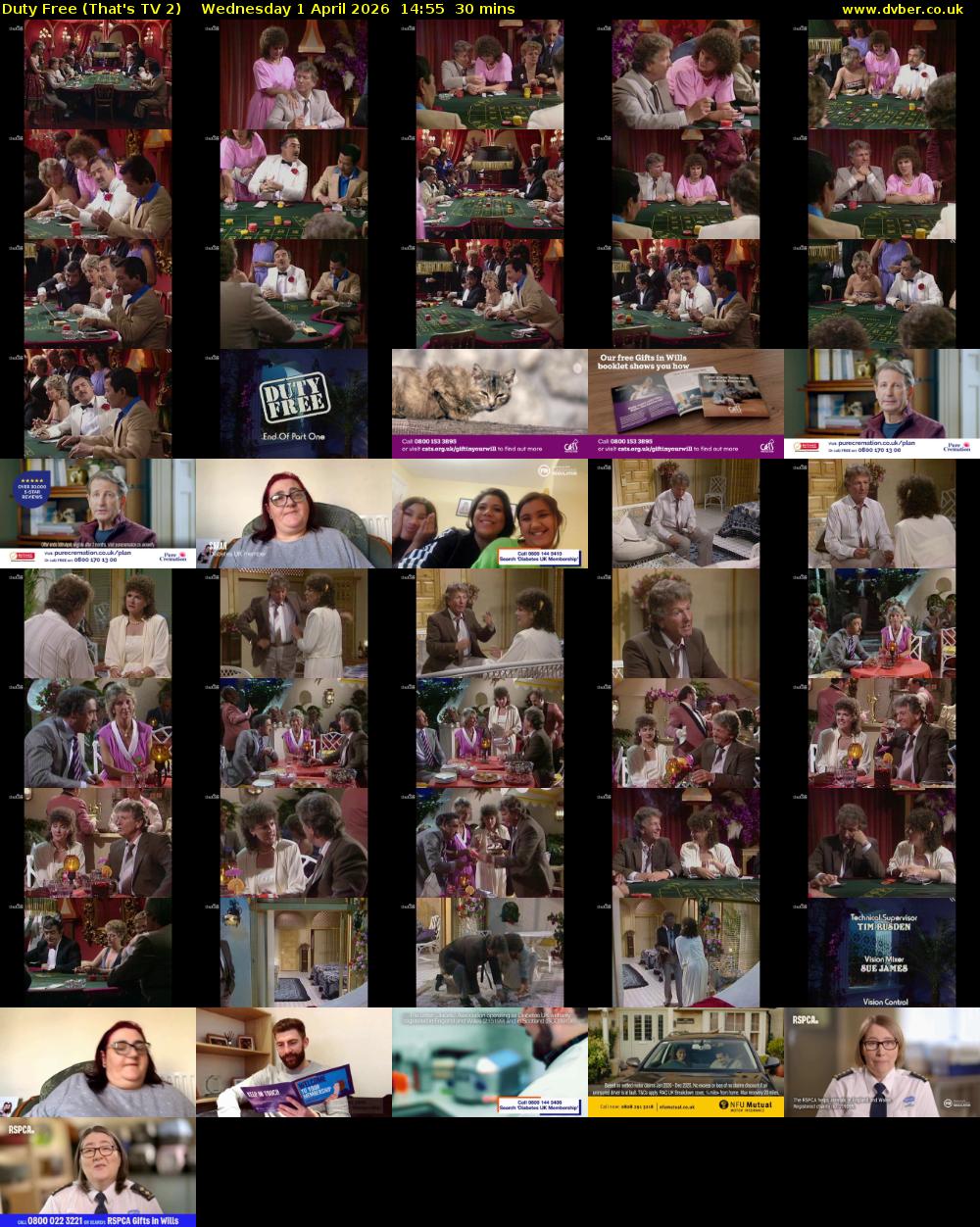 Duty Free (That's TV 2) Wednesday 1 April 2026 14:55 - 15:25