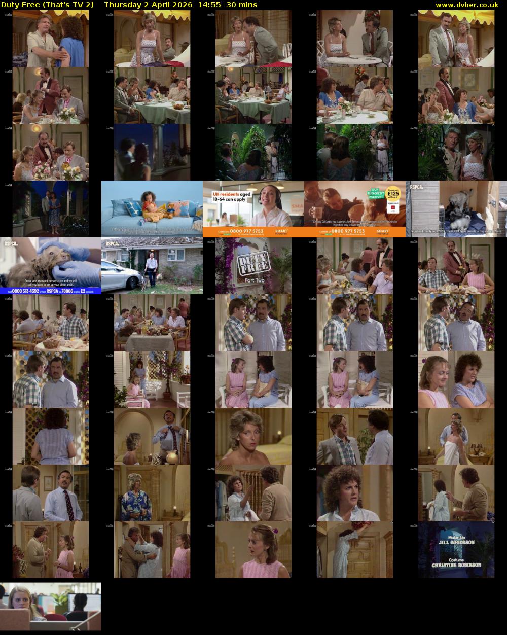 Duty Free (That's TV 2) Thursday 2 April 2026 14:55 - 15:25