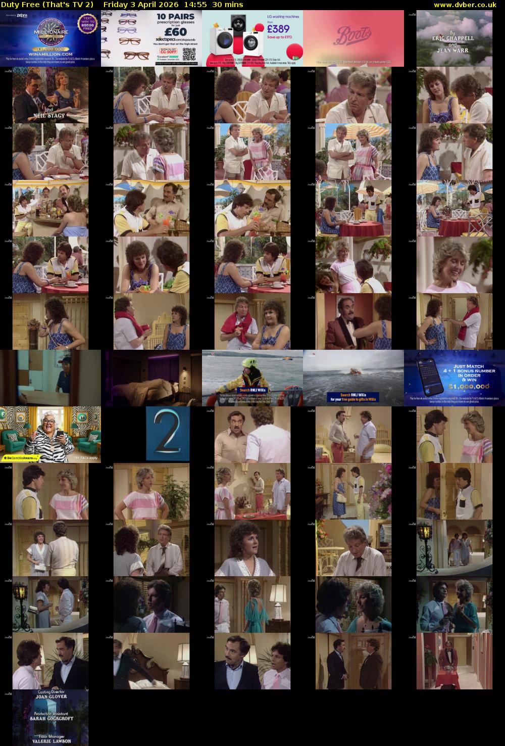 Duty Free (That's TV 2) Friday 3 April 2026 14:55 - 15:25