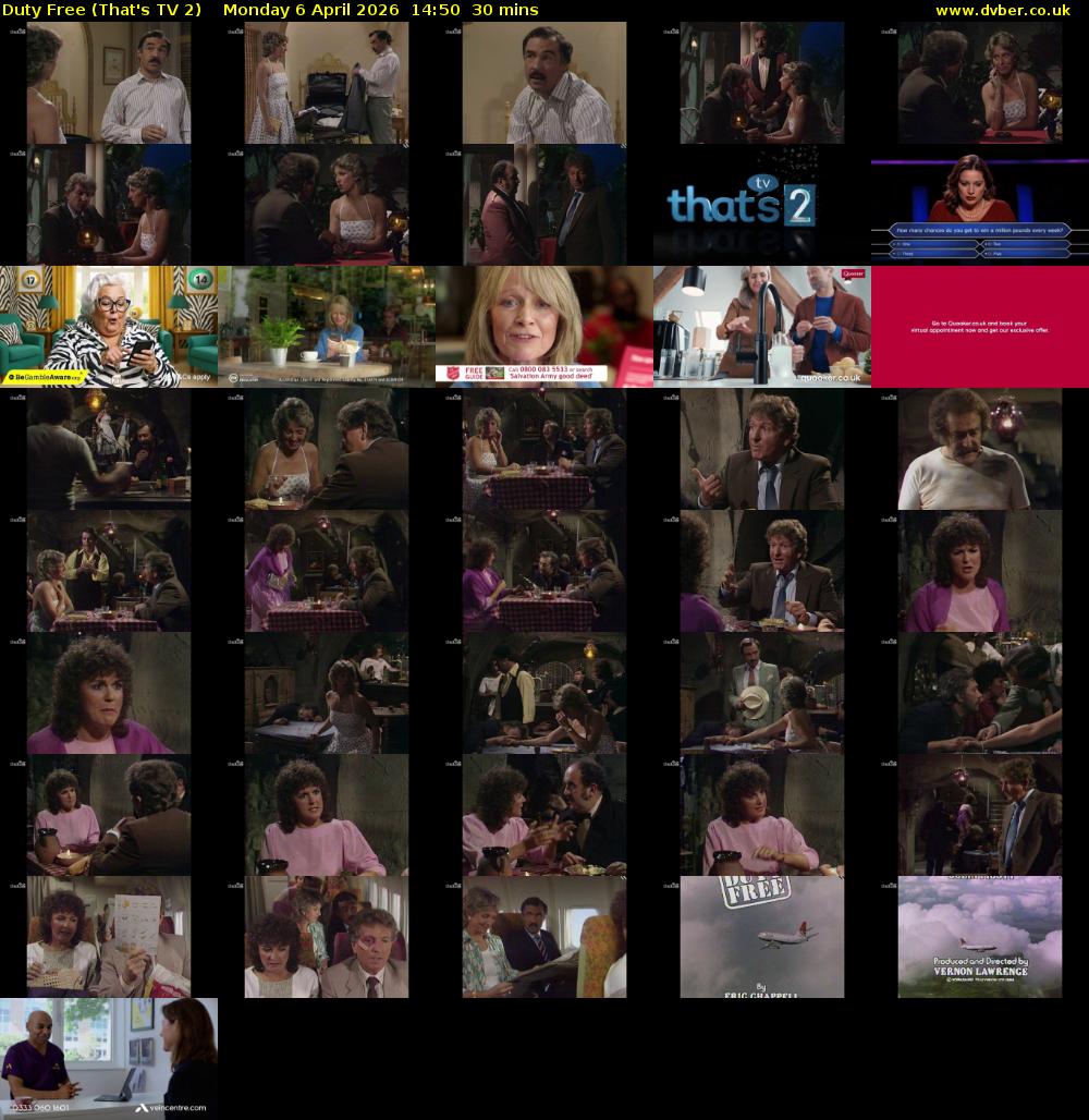 Duty Free (That's TV 2) Monday 6 April 2026 14:50 - 15:20