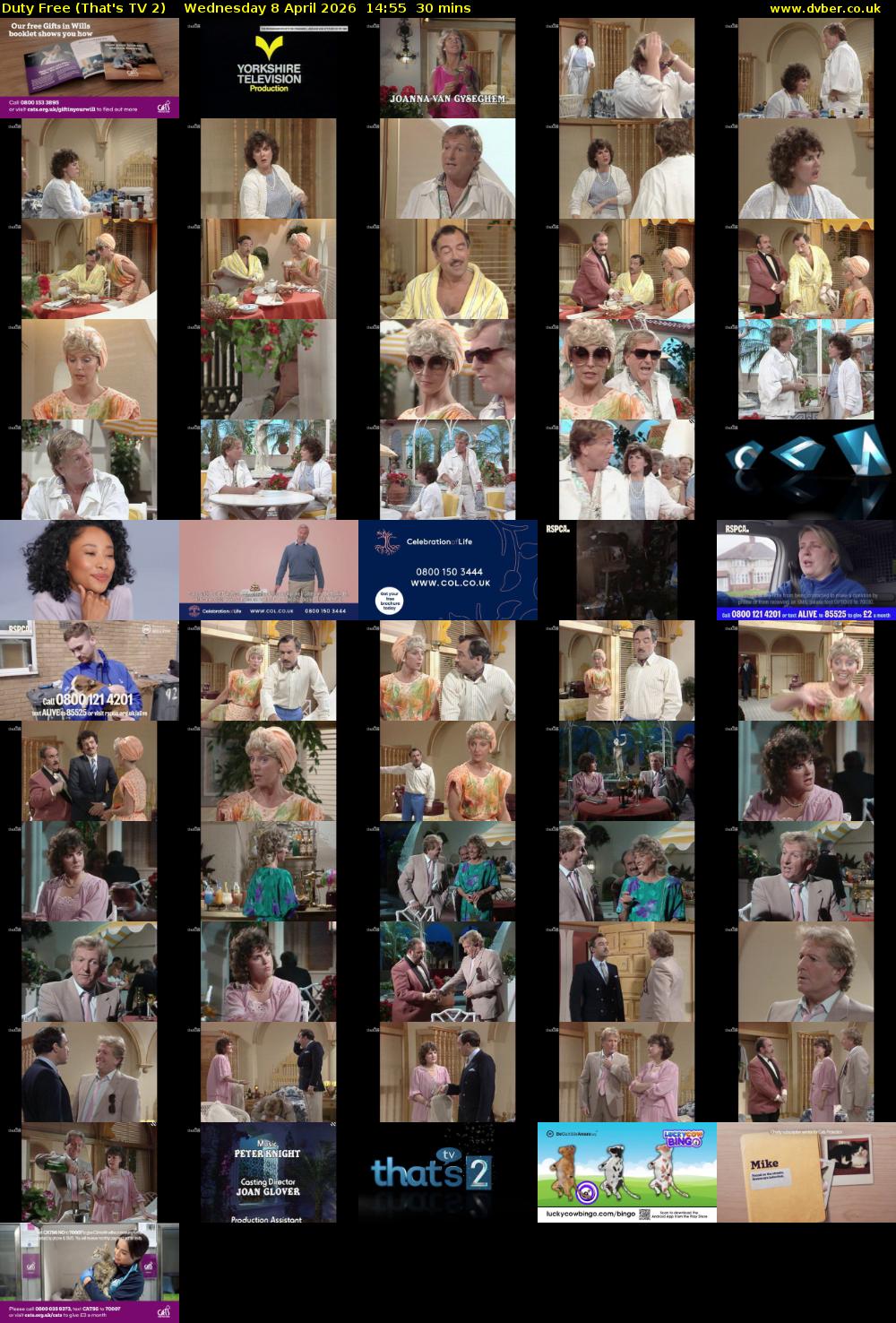 Duty Free (That's TV 2) Wednesday 8 April 2026 14:55 - 15:25