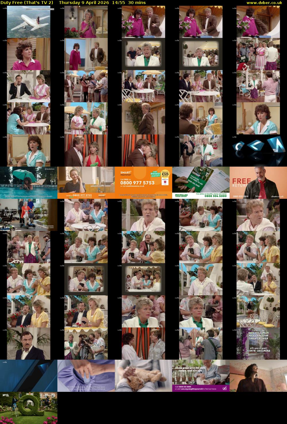 Duty Free (That's TV 2) Thursday 9 April 2026 14:55 - 15:25