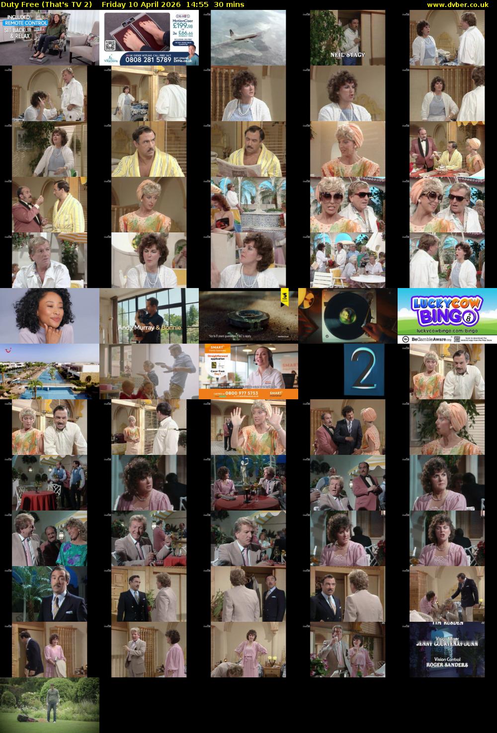 Duty Free (That's TV 2) Friday 10 April 2026 14:55 - 15:25