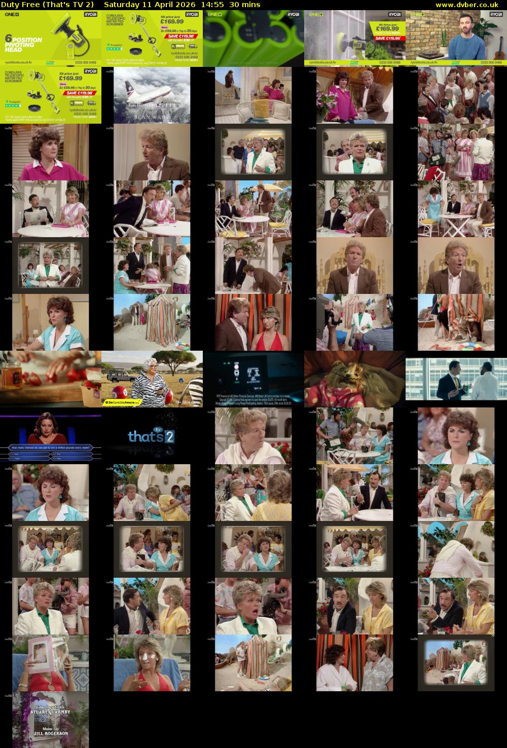 Duty Free (That's TV 2) Saturday 11 April 2026 14:55 - 15:25