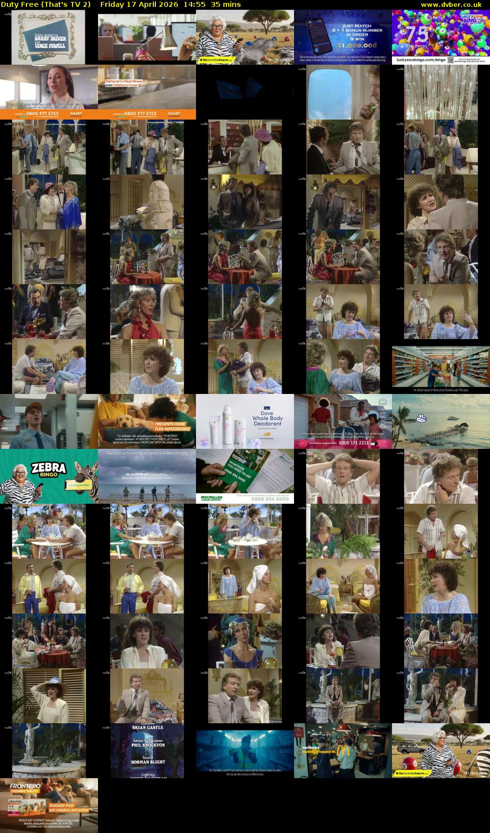 Duty Free (That's TV 2) Friday 17 April 2026 14:55 - 15:30