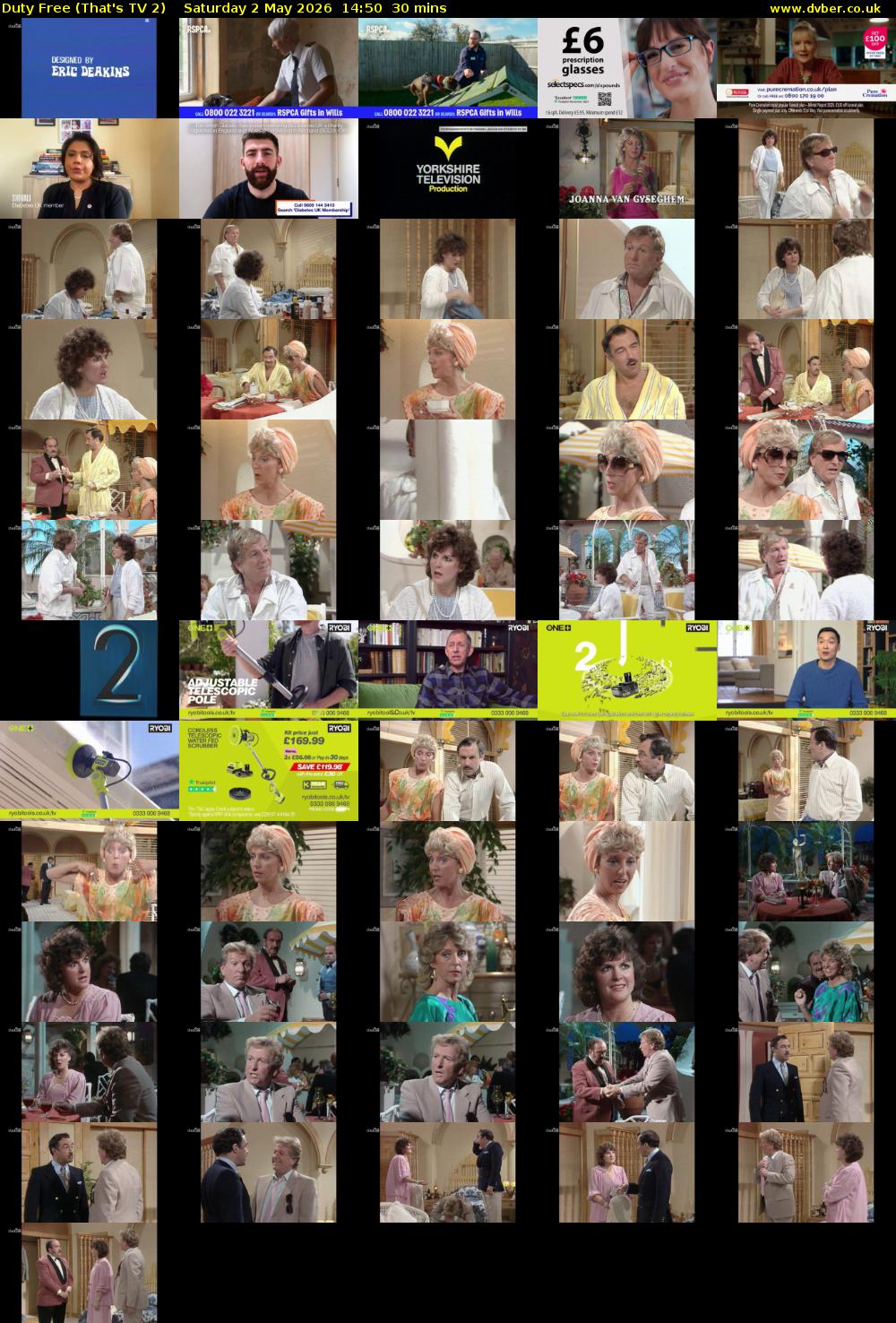 Duty Free (That's TV 2) Saturday 2 May 2026 14:50 - 15:20