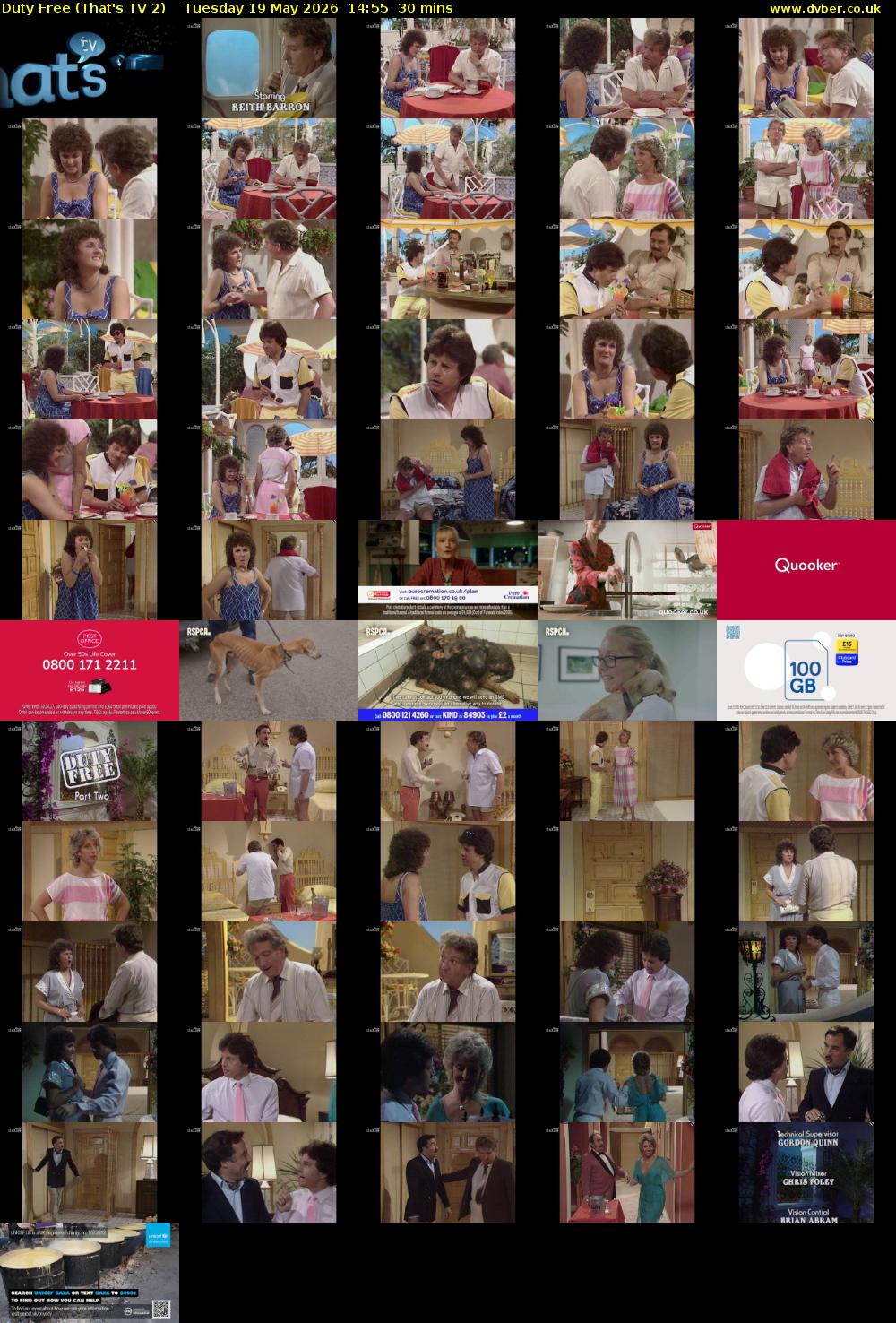 Duty Free (That's TV 2) Tuesday 19 May 2026 14:55 - 15:25