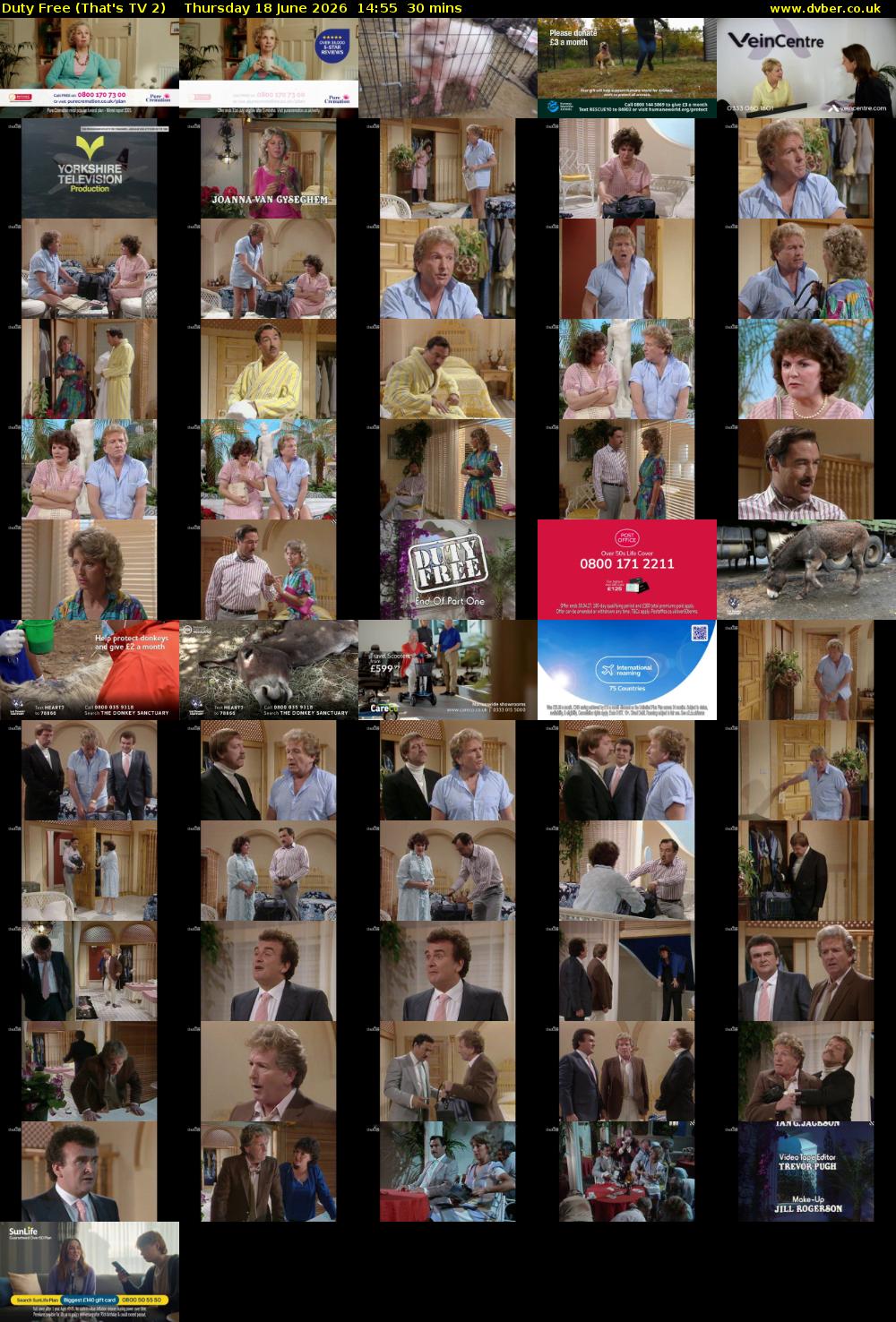 Duty Free (That's TV 2) Thursday 18 June 2026 14:55 - 15:25
