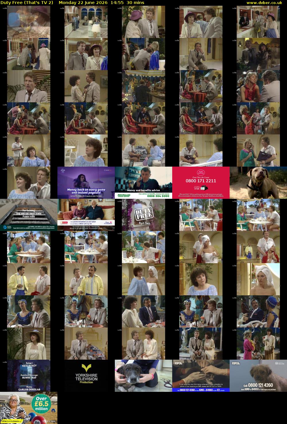 Duty Free (That's TV 2) Monday 22 June 2026 14:55 - 15:25