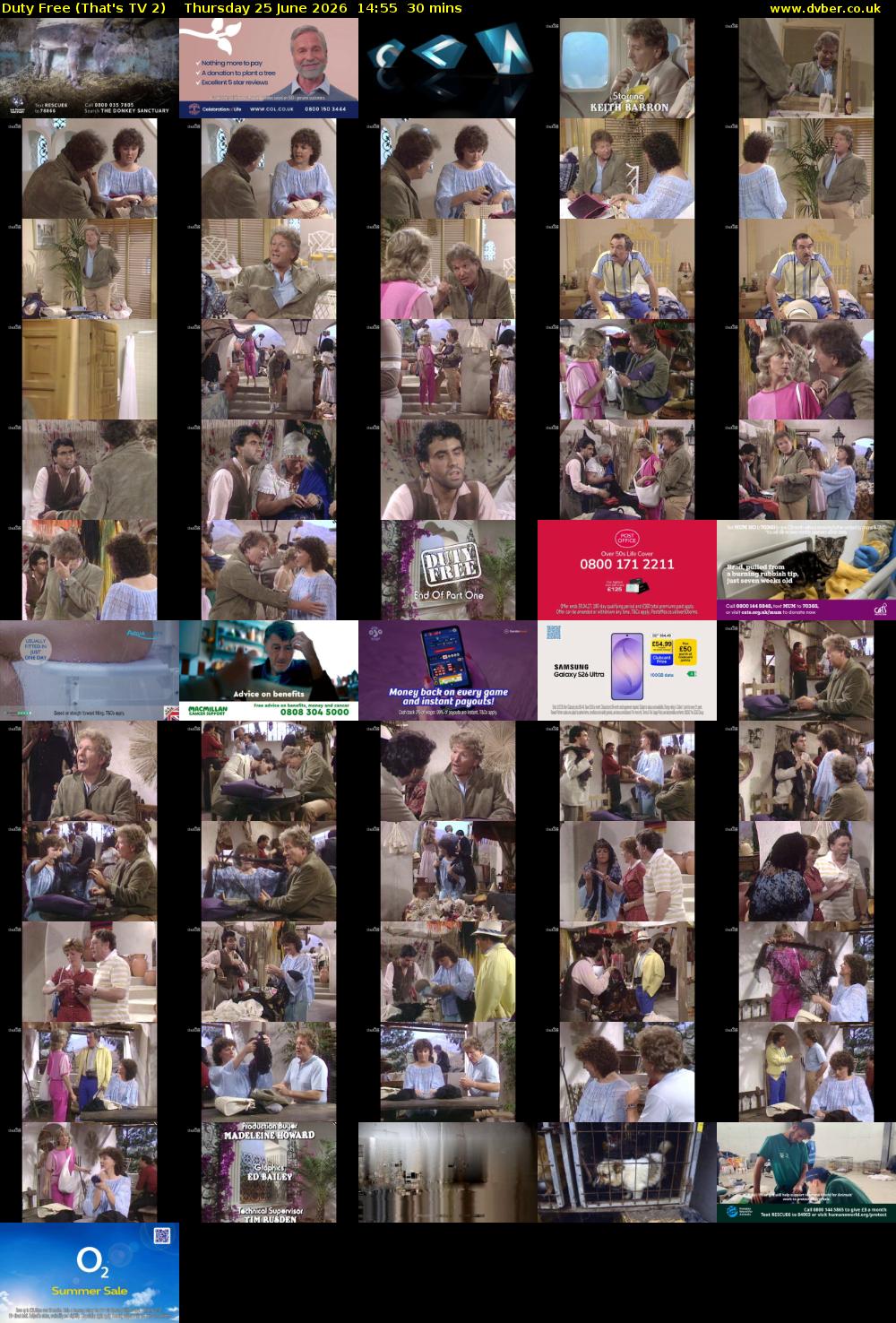 Duty Free (That's TV 2) Thursday 25 June 2026 14:55 - 15:25