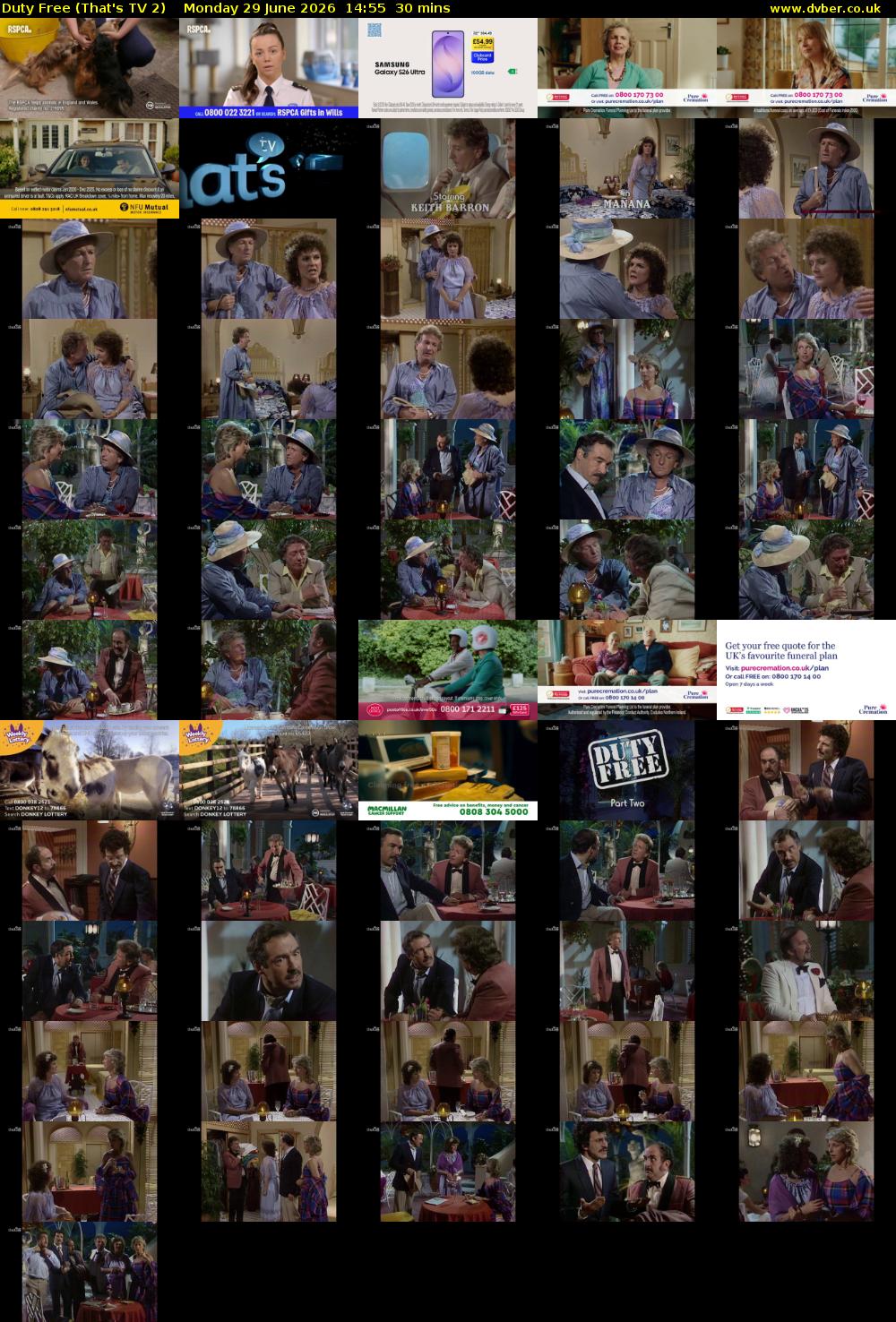 Duty Free (That's TV 2) Monday 29 June 2026 14:55 - 15:25