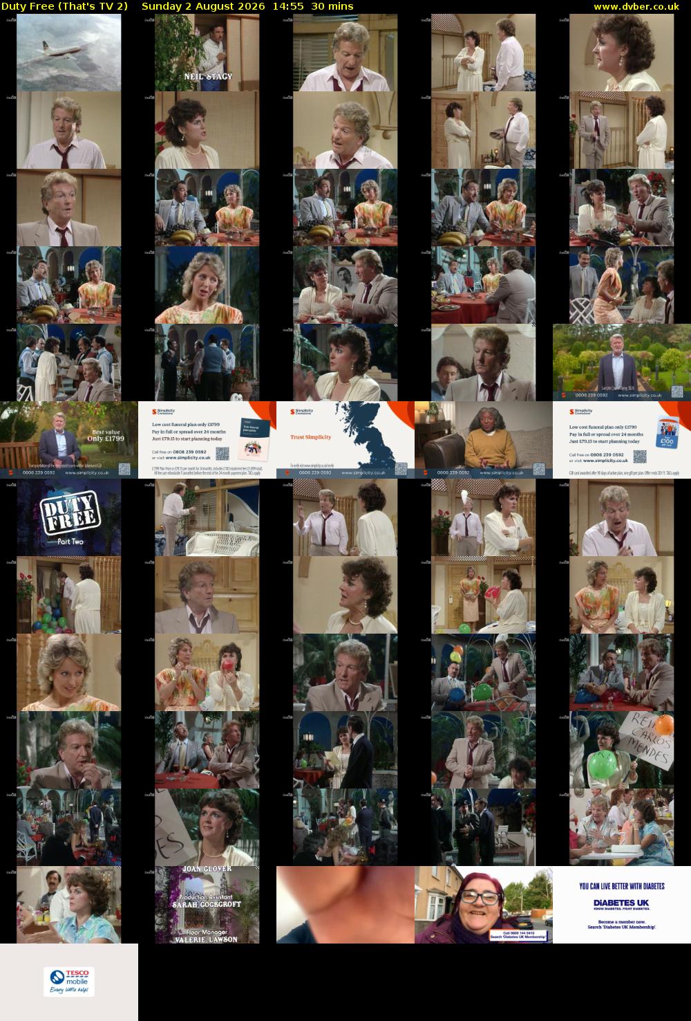 Duty Free (That's TV 2) Sunday 2 August 2026 14:55 - 15:25