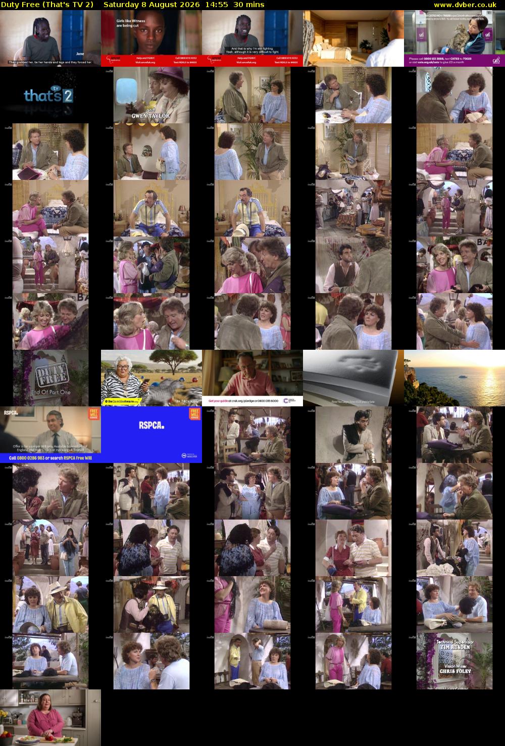 Duty Free (That's TV 2) Saturday 8 August 2026 14:55 - 15:25