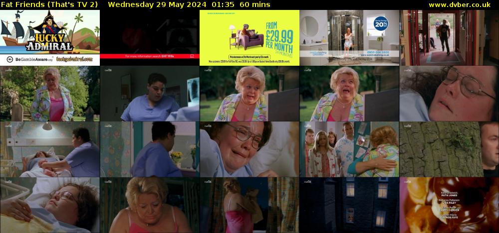 Fat Friends (That's TV 2) Wednesday 29 May 2024 01:35 - 02:35