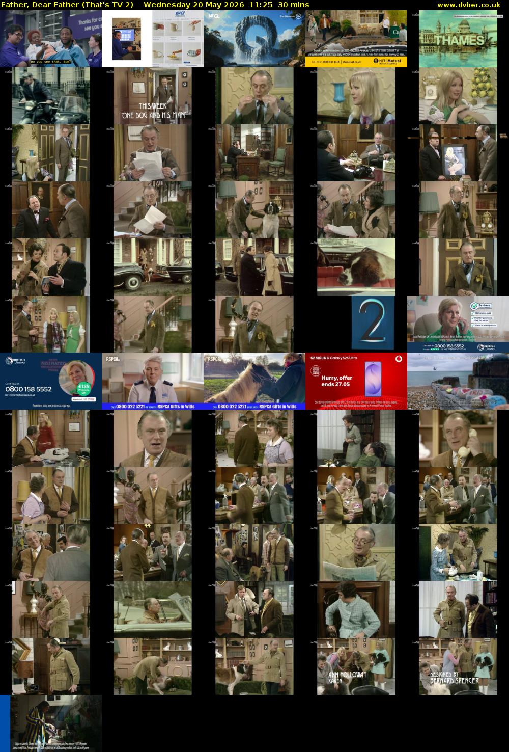 Father, Dear Father (That's TV 2) Wednesday 20 May 2026 11:25 - 11:55