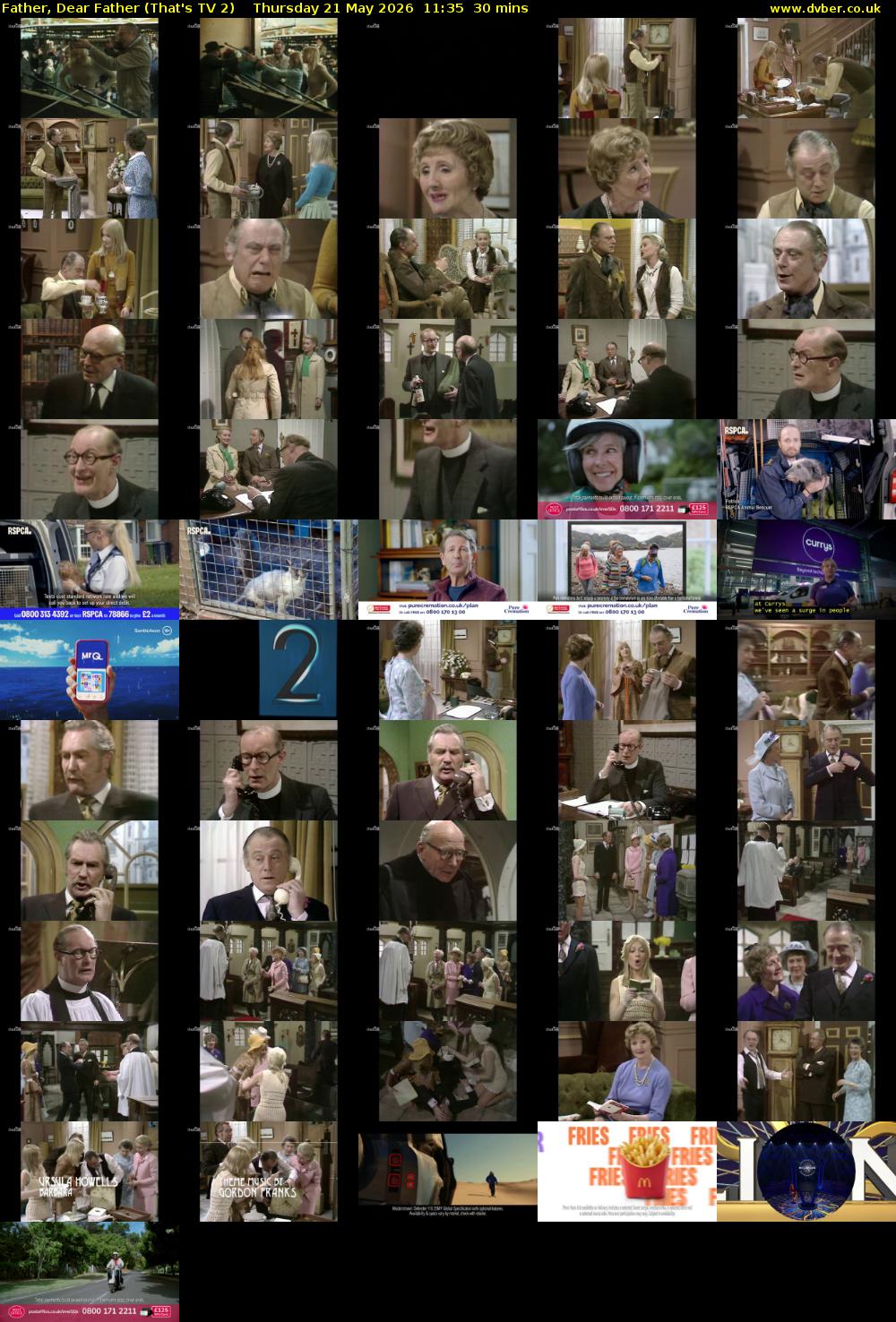 Father, Dear Father (That's TV 2) Thursday 21 May 2026 11:35 - 12:05