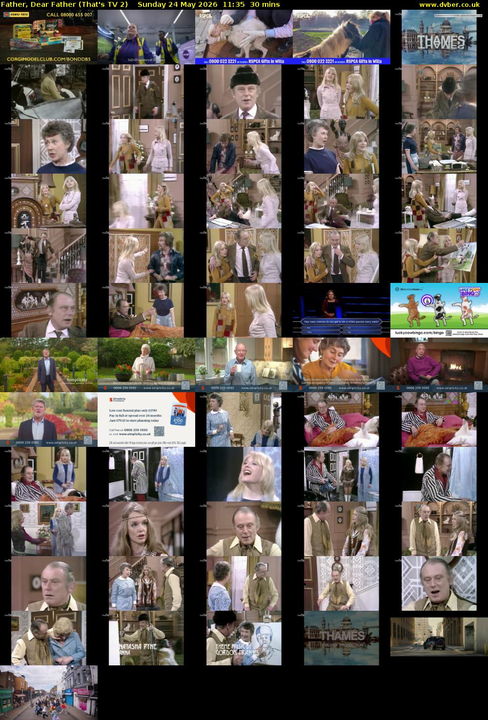 Father, Dear Father (That's TV 2) Sunday 24 May 2026 11:35 - 12:05