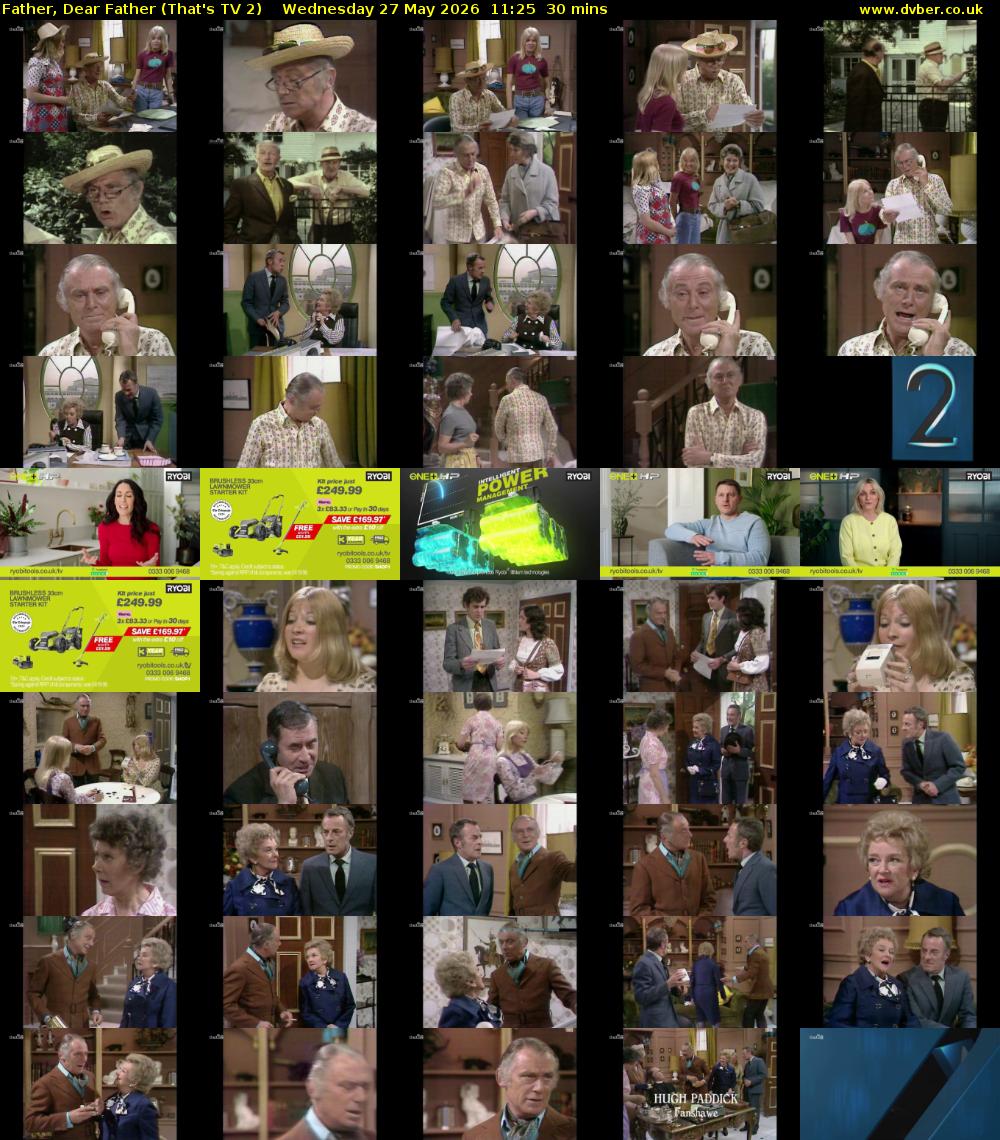 Father, Dear Father (That's TV 2) Wednesday 27 May 2026 11:25 - 11:55