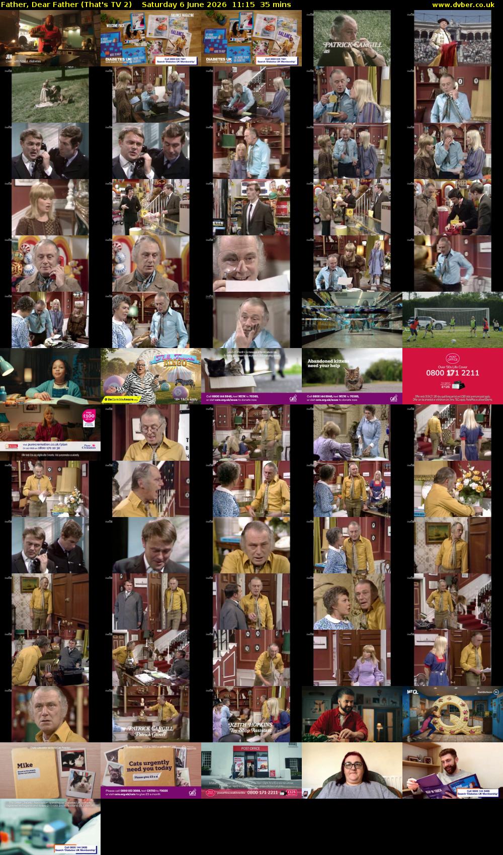 Father, Dear Father (That's TV 2) Saturday 6 June 2026 11:15 - 11:50