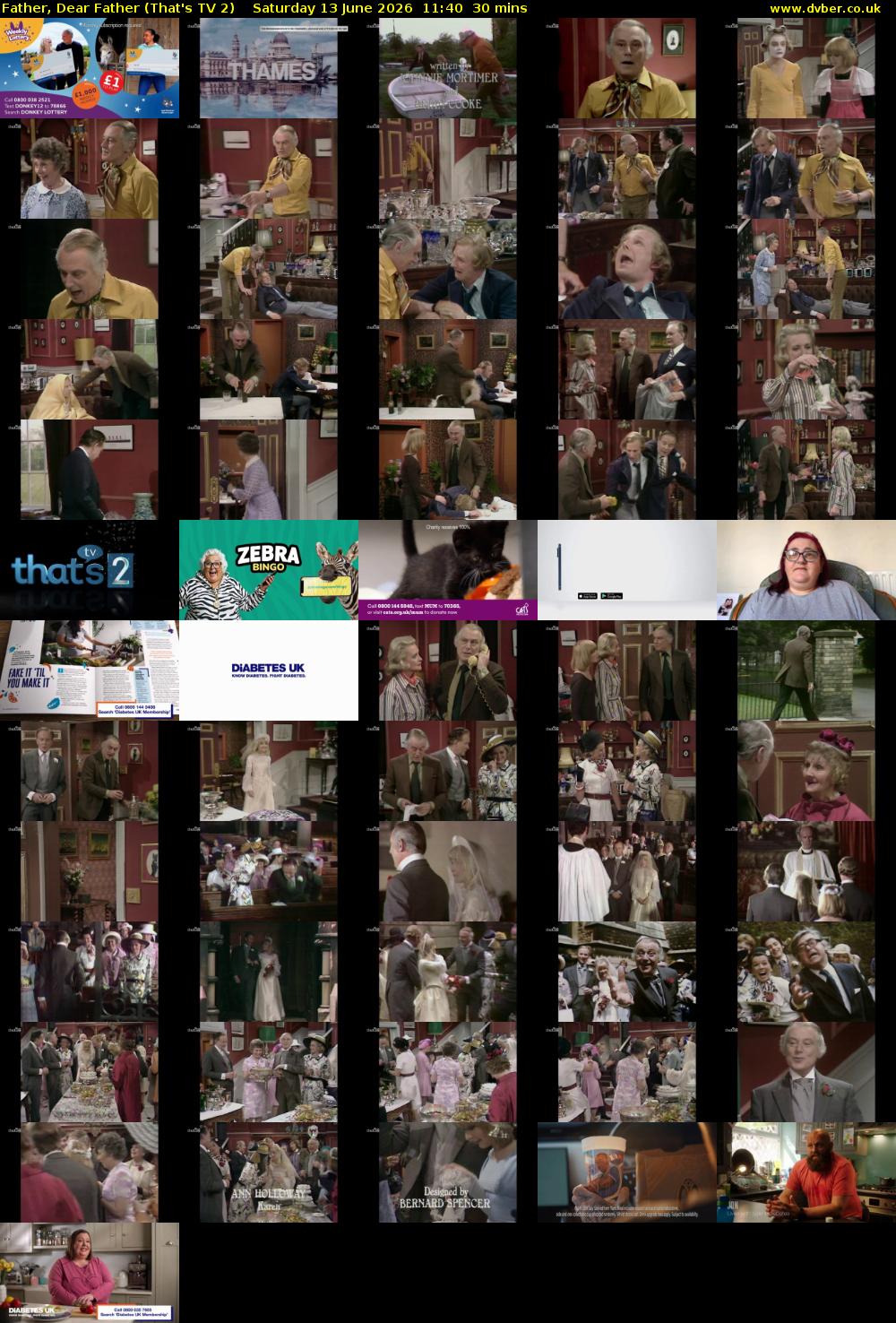 Father, Dear Father (That's TV 2) Saturday 13 June 2026 11:40 - 12:10