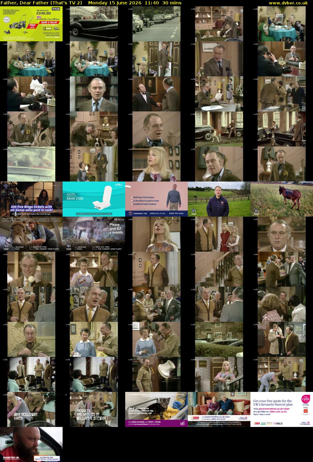 Father, Dear Father (That's TV 2) Monday 15 June 2026 11:40 - 12:10