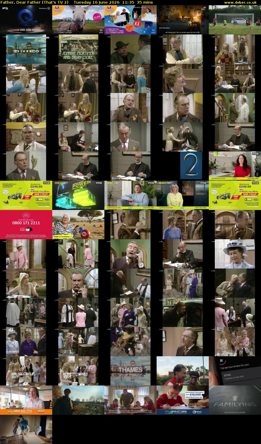 Father, Dear Father (That's TV 2) Tuesday 16 June 2026 11:35 - 12:10